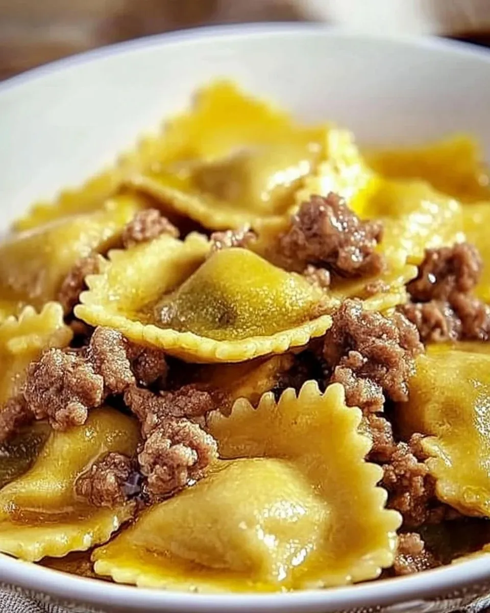 Agnolotti al ragù bianco