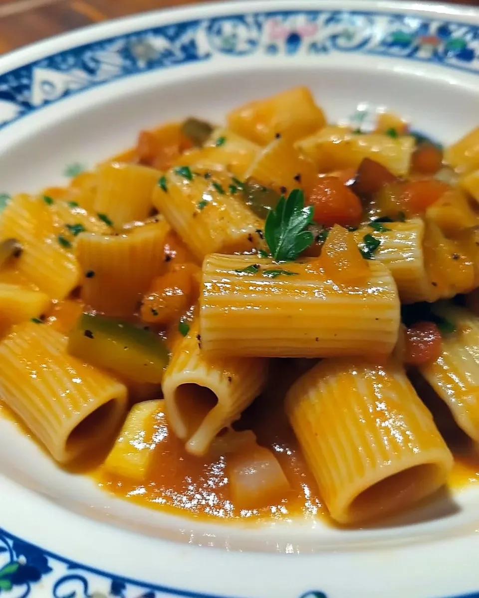 Calamarata con pesce spada e melanzane