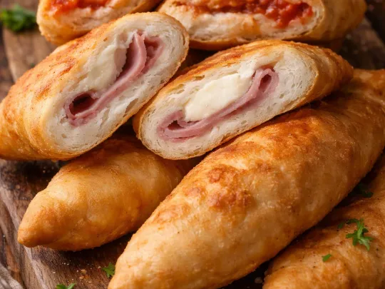 Calzoni fritti fatti in casa