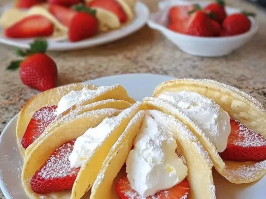 Cannoli con Panna e Fragole