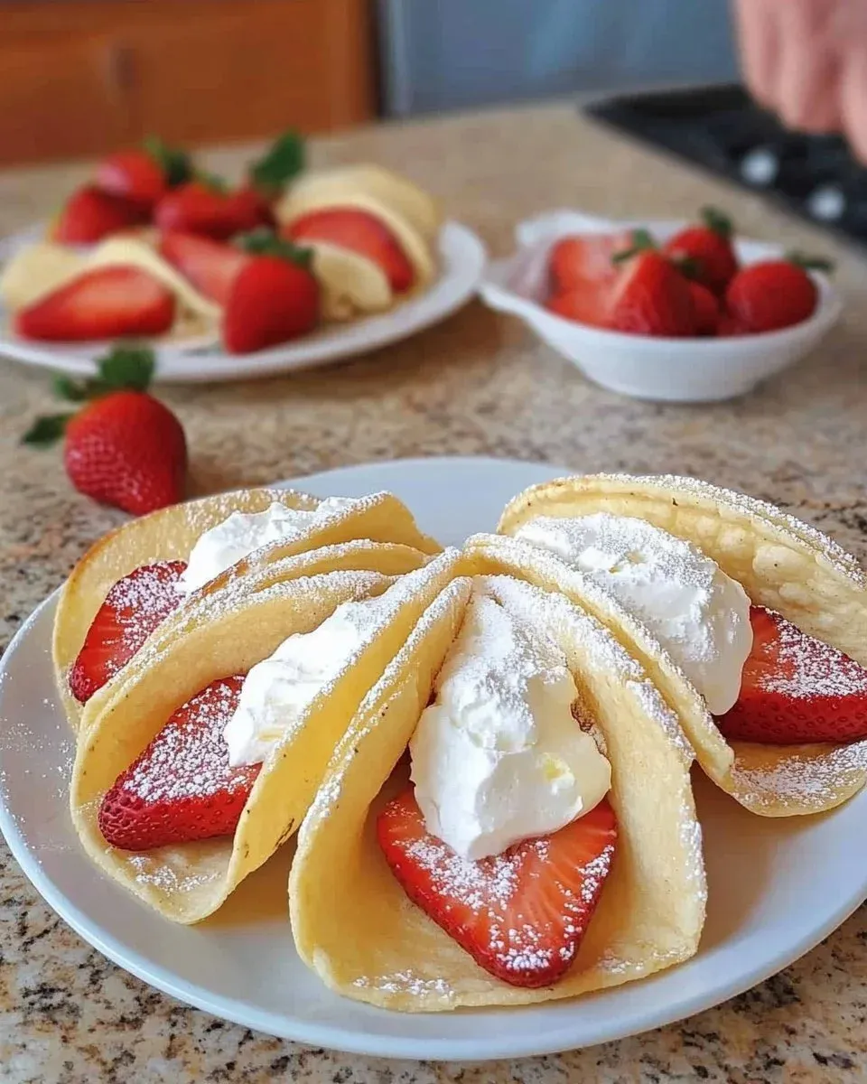 Cannoli con Panna e Fragole