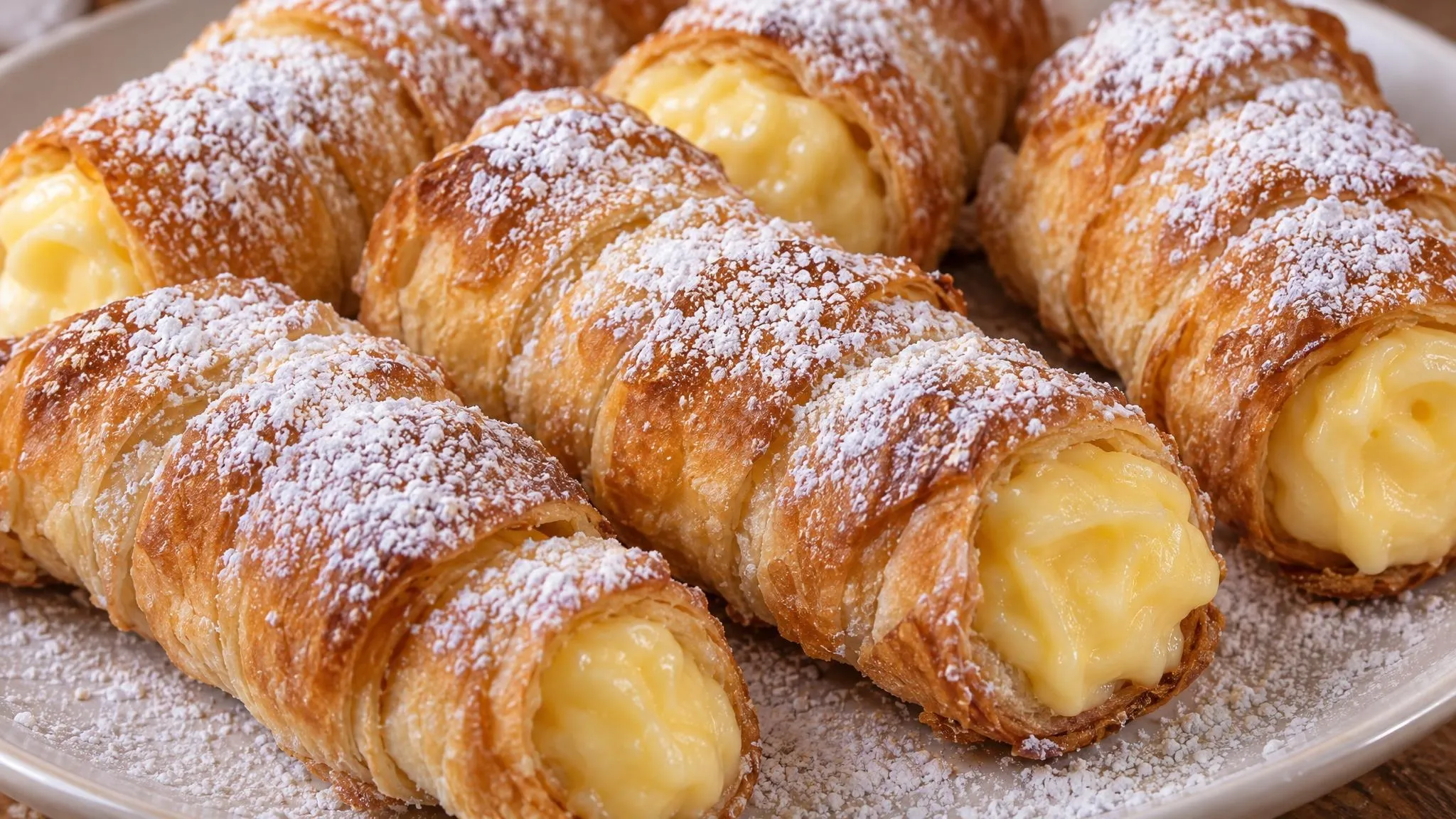 Cannoli alla sorrentina con crema pasticciera