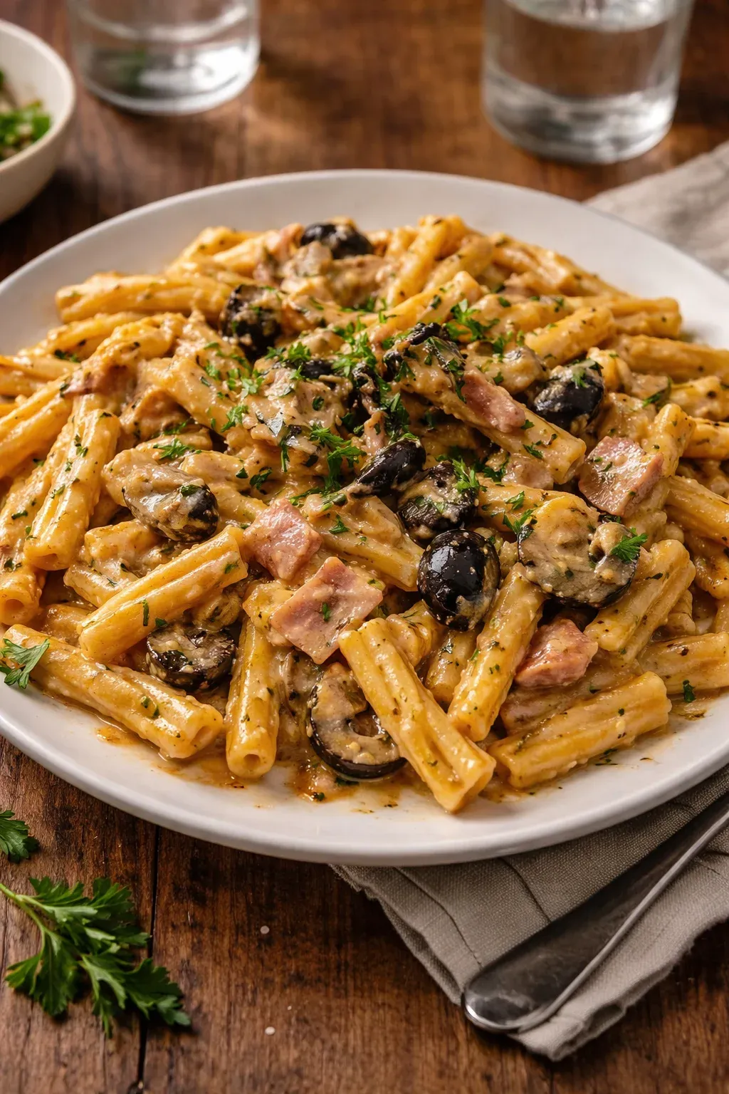 Casarecce alla boscaiola
