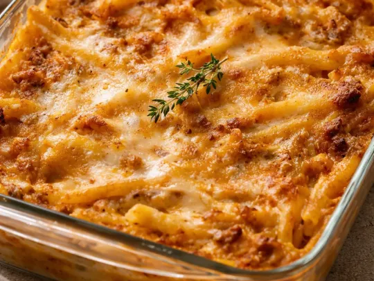 Caserecce zucca, salsiccia e provola