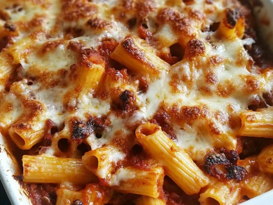 Cavatelli con salsa di melanzane, salsiccia e mozzarella