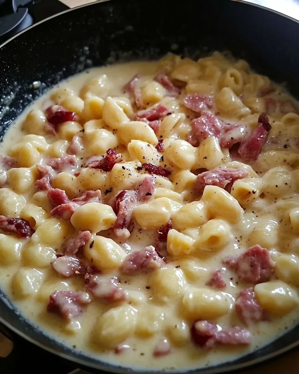 Chicche di patate con gorgonzola, fontina, speck e radicchio
