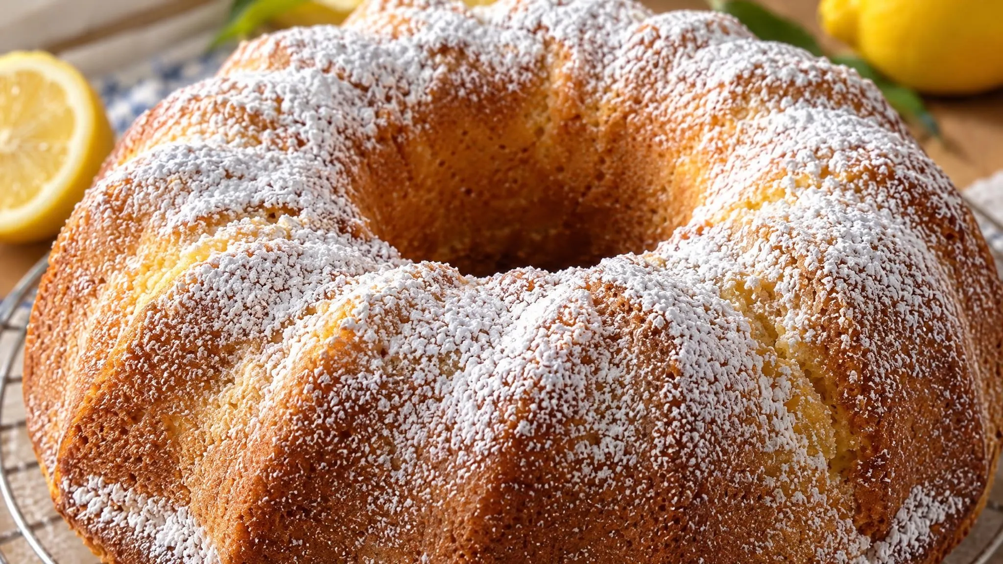 Ciambella all’olio extravergine e limone