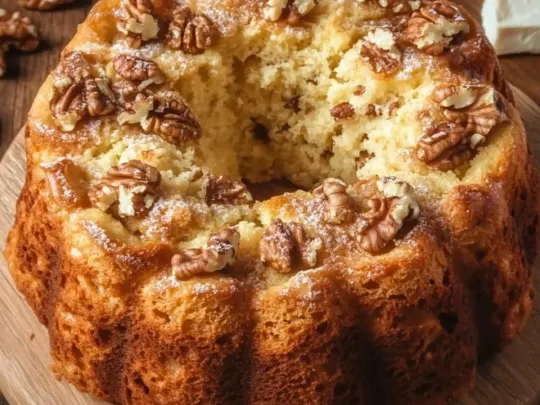 Ciambella Rustica alle Noci e Formaggio