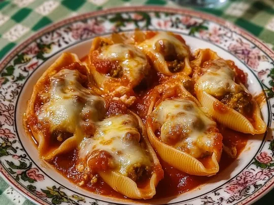 Conchiglioni al forno con ragù alla siciliana