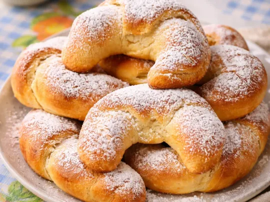 Cornetti di pan brioche