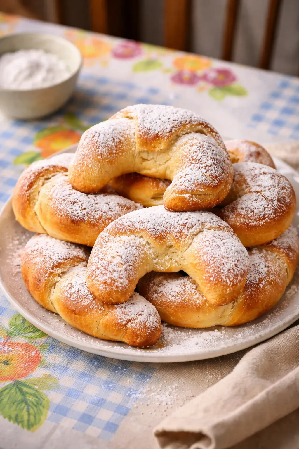 Cornetti di pan brioche