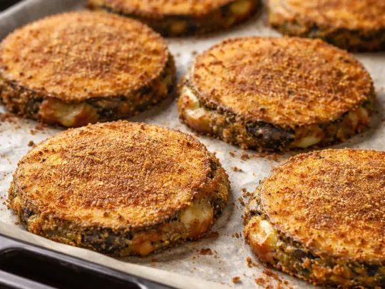 Cotolette di melanzane ripiene