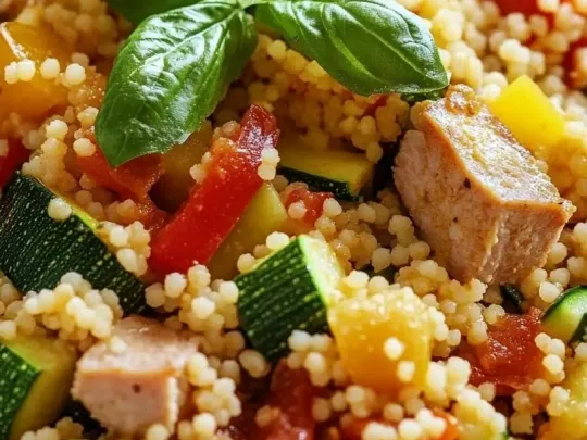 Cous Cous con Tonno e Zucchine