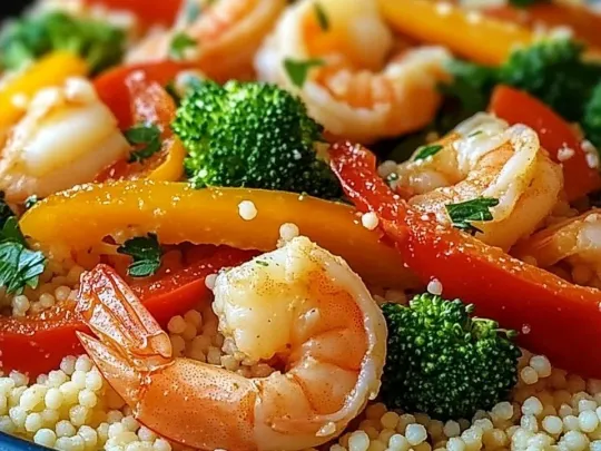 Cous Cous Speziato ai Gamberi e Verdure