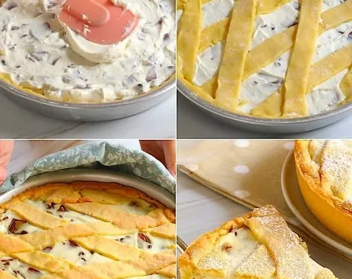 Crostata di Ricotta e Gocce di Cioccolato