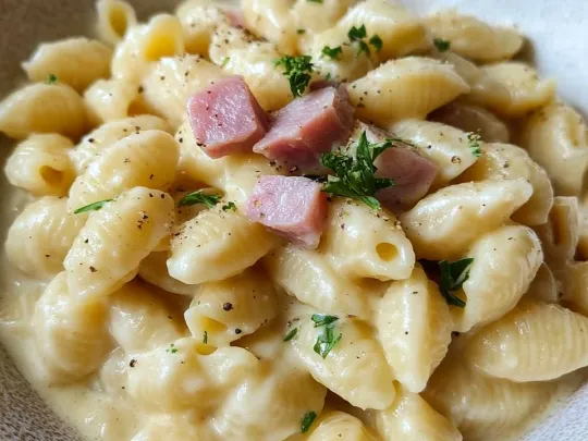Gnocchetti con speck, crema di patate e rucola
