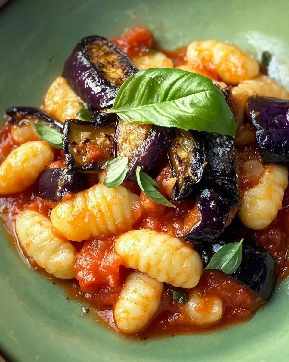 Gnocchi con salsa di pomodoro ciliegino