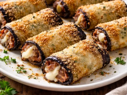 Involtini di melanzane al forno
