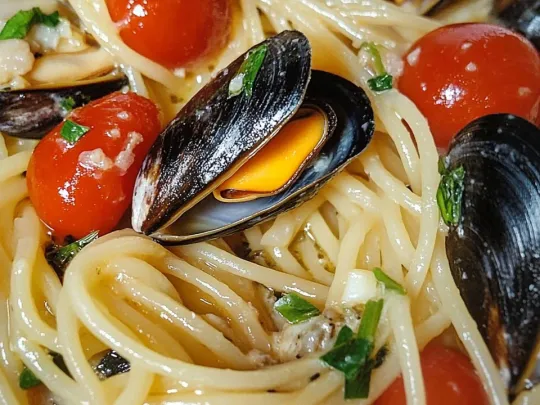 Linguine con cozze