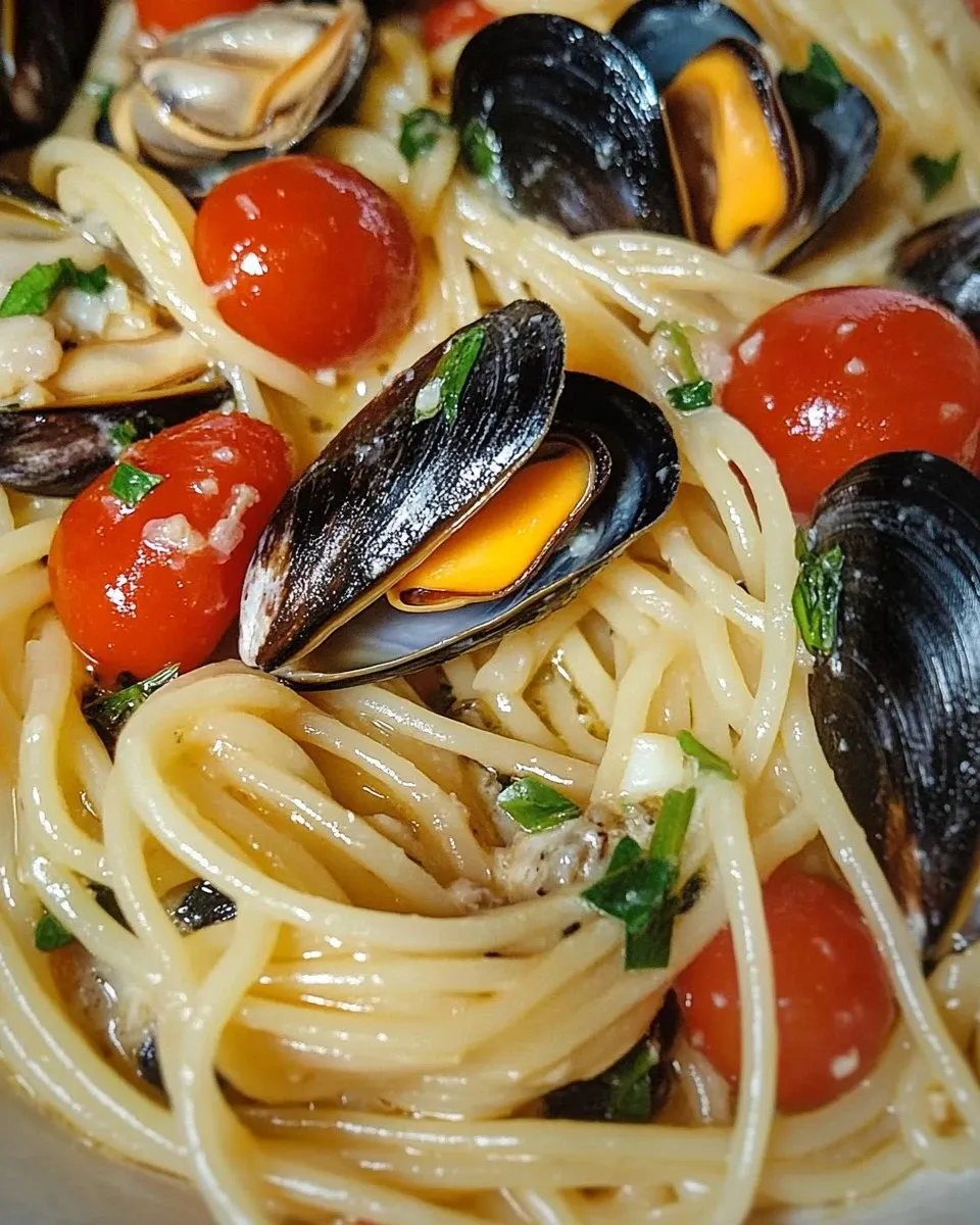 Linguine con cozze