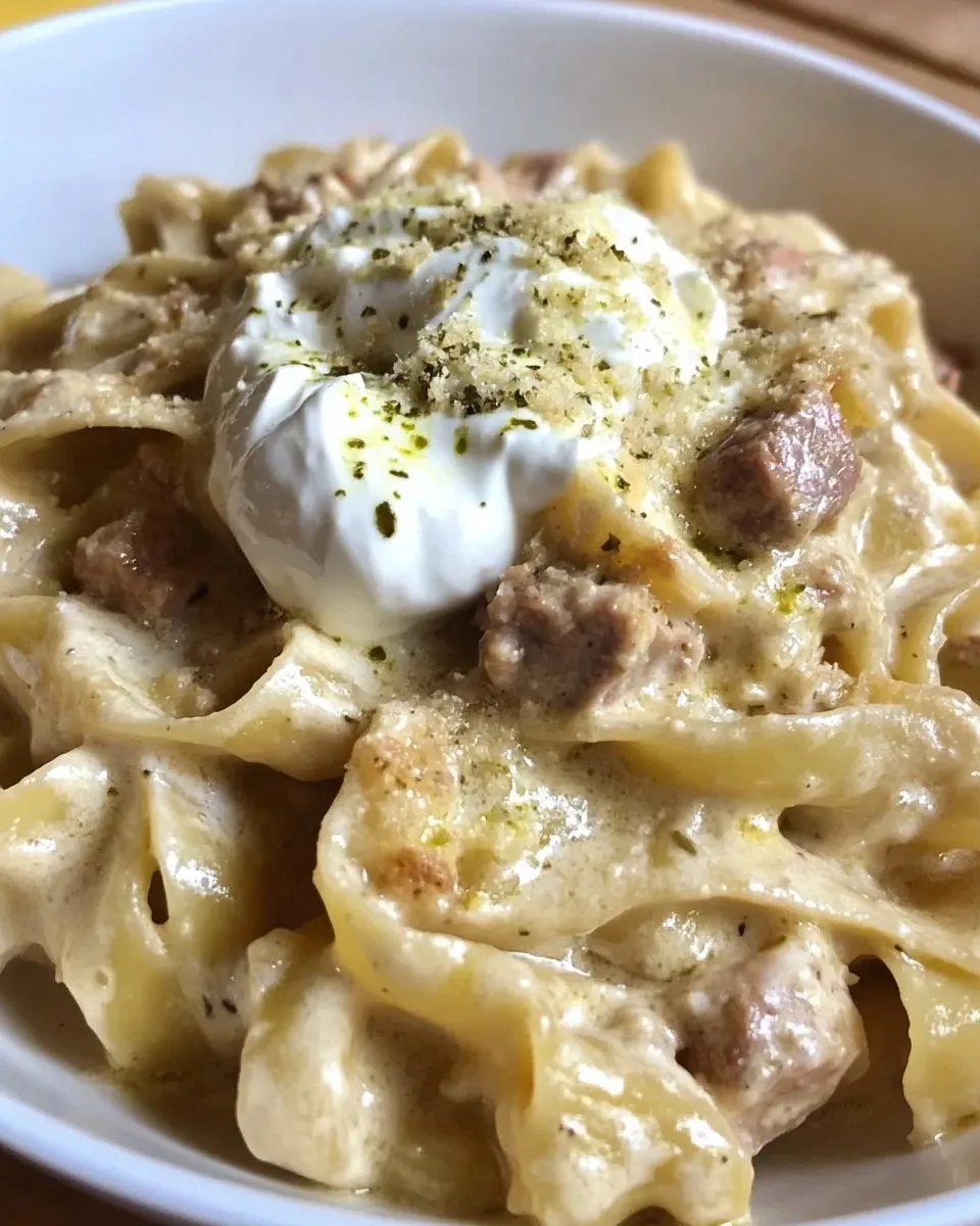 Linguine con pesto di pistacchio, bufala e pancetta