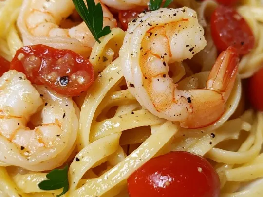 Linguine gamberetti e pomodorino