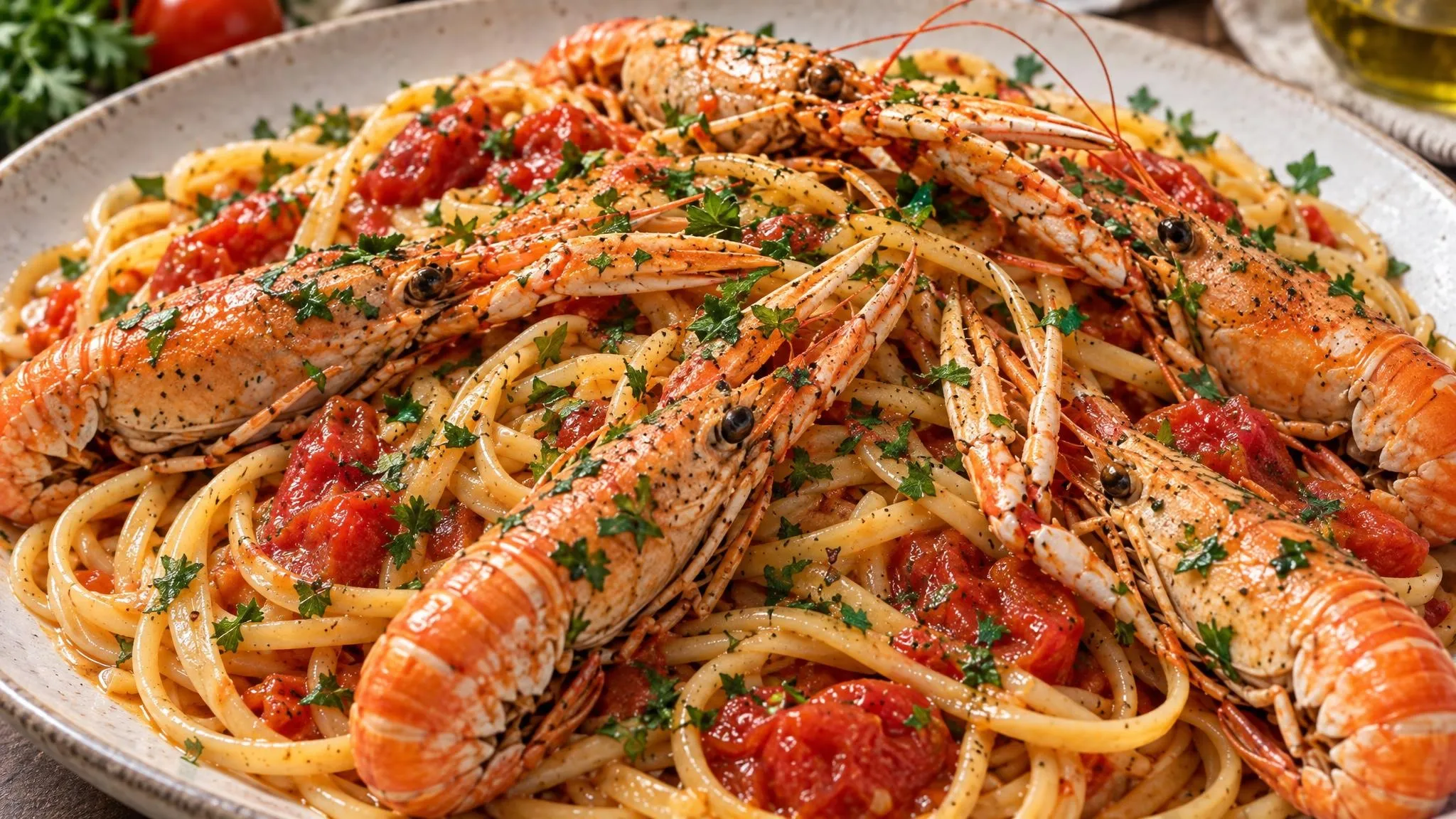 Linguine agli scampi