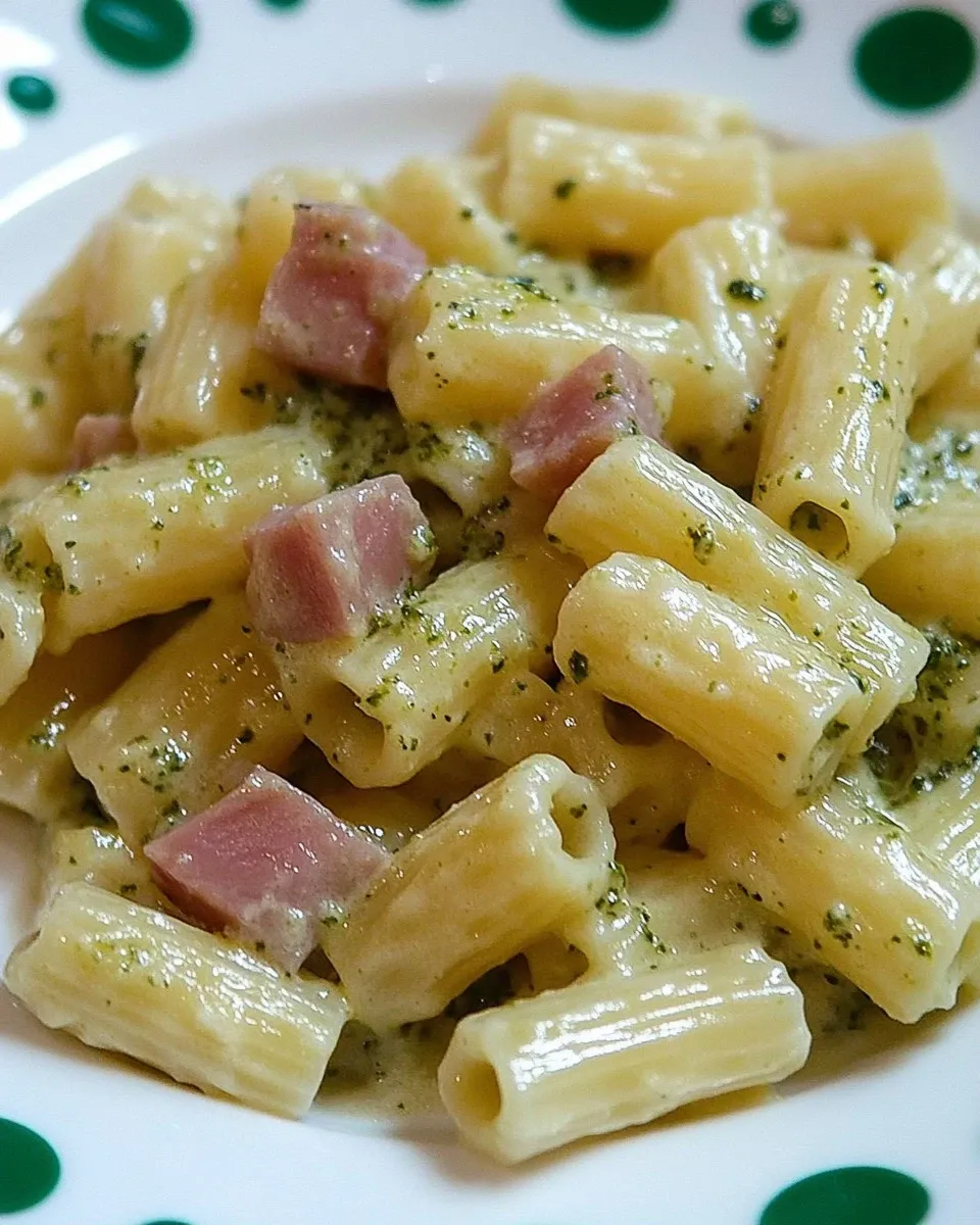 Mezze maniche zucchine, pancetta e gorgonzola