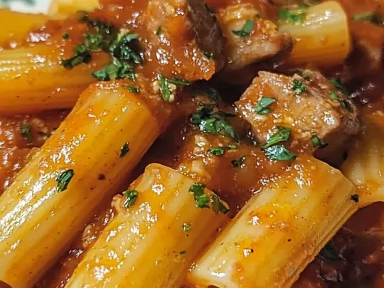 Paccheri al baccalà