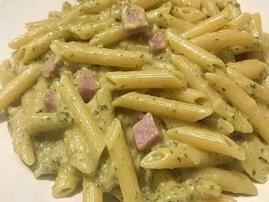 Pasta risottata con speck e funghi