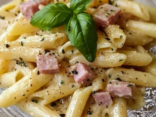 Pasta zucchine e pancetta