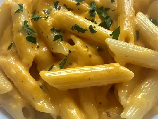 Penne ai funghi con sugo rosé