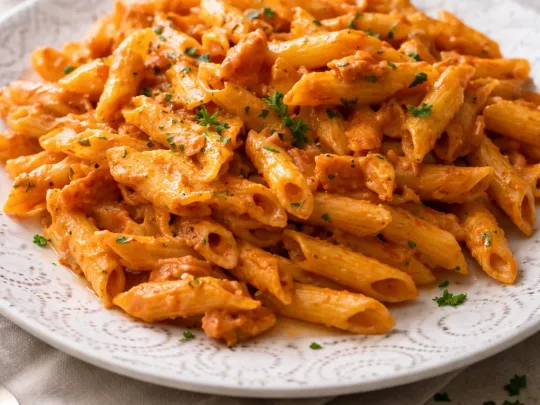 Penne al baffo