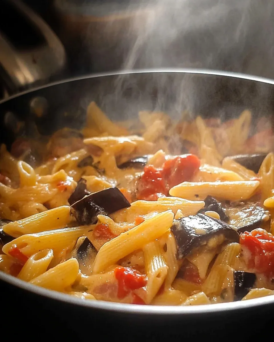 Pennette melanzane e provola