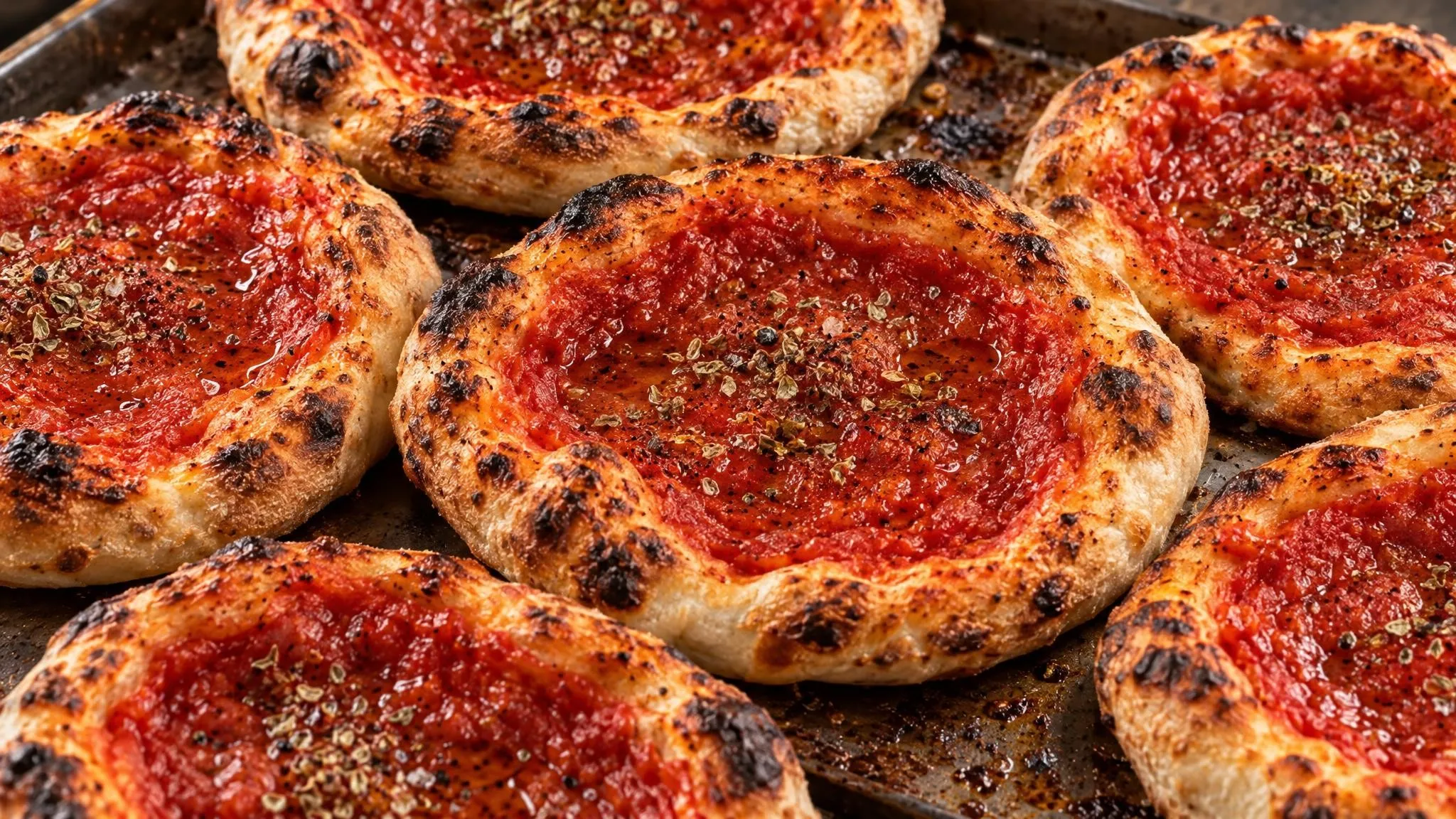 Pizzette rosse romane