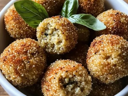 Polpette di Quinoa, Zucchine e Stracchino