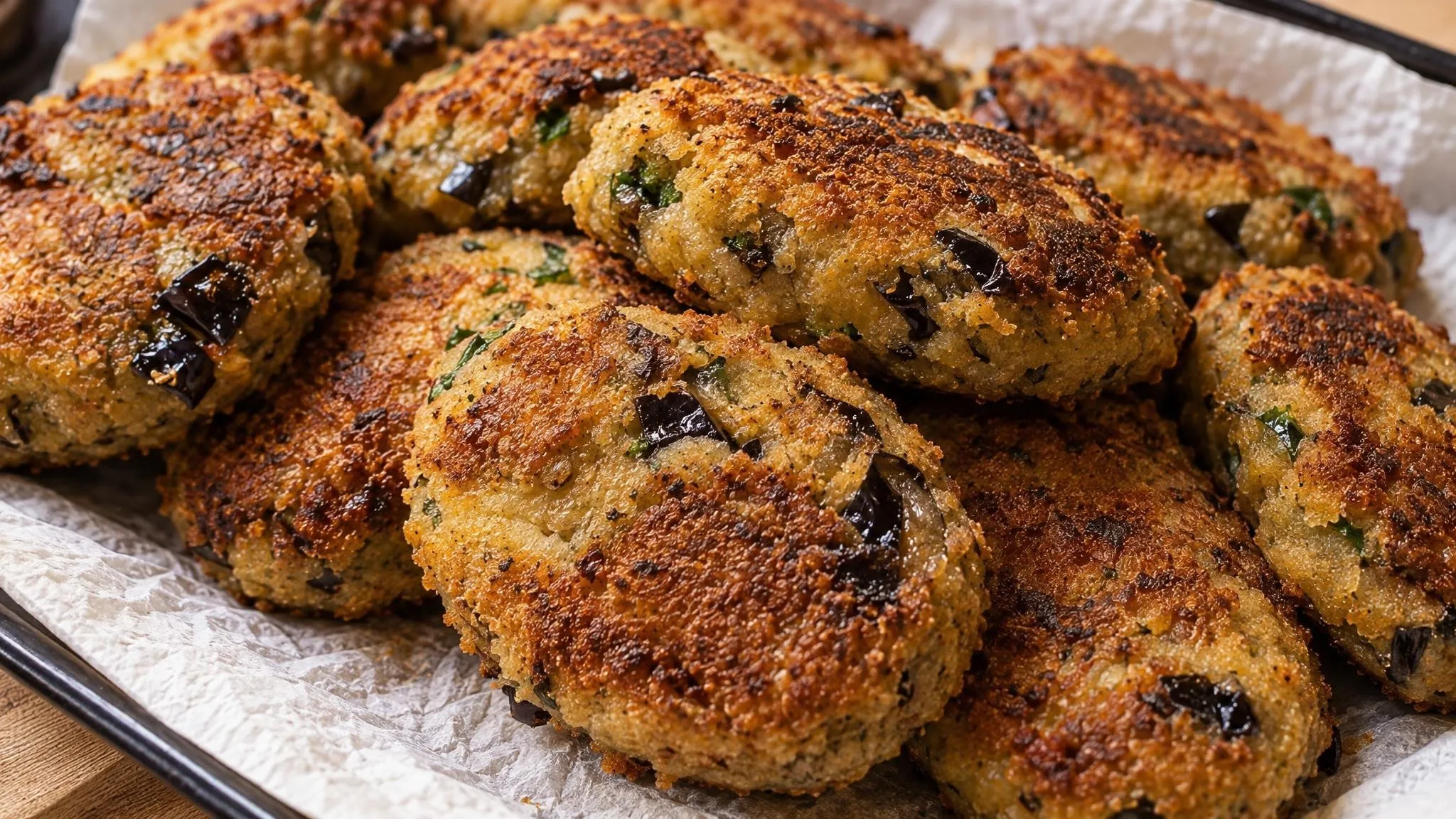 Polpette di melanzane al forno o fritte