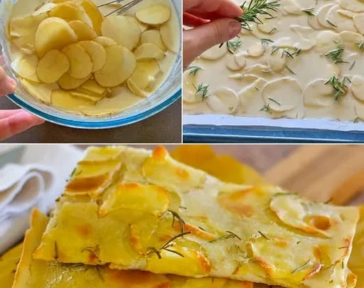 Schiacciata di Patate Croccante