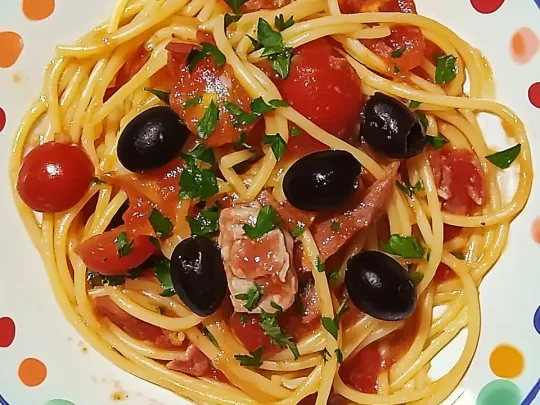 Spaghetti alla chitarra con moscardini
