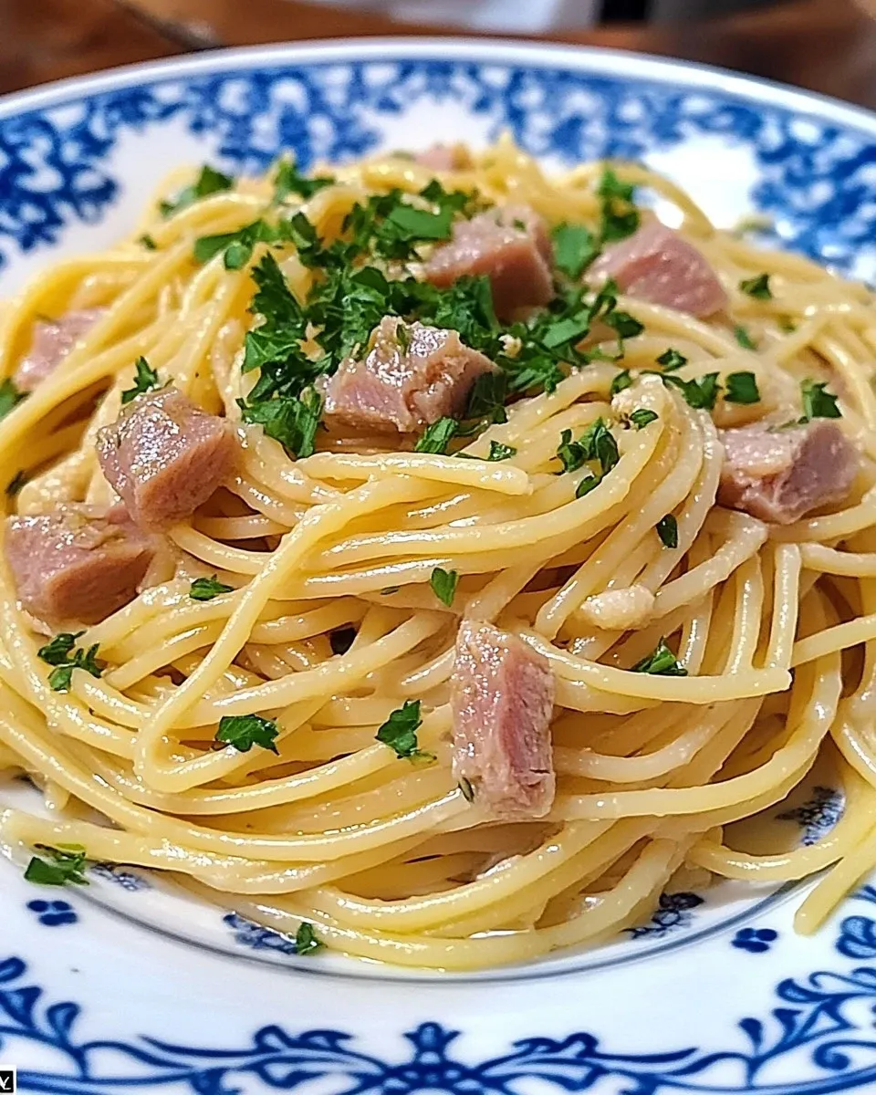 Spaghetti tonno e limone