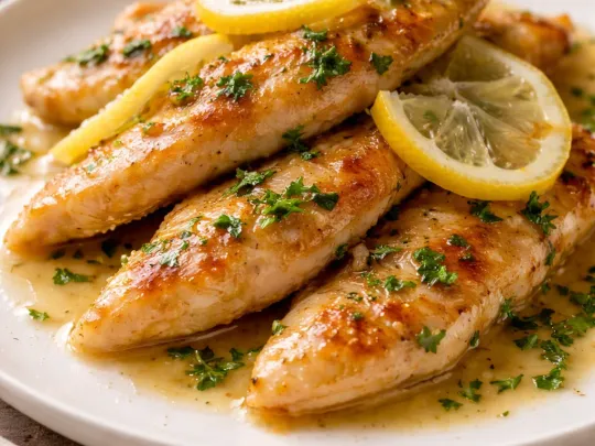 Straccetti di pollo al limone