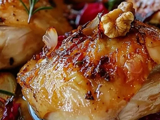 Straccetti di Pollo al Radicchio e Noci