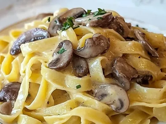 Tagliatelle alla Carbonara ai Funghi