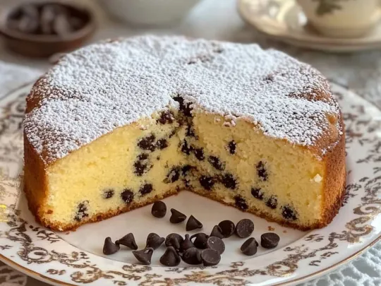 Torta al Mascarpone con Gocce di Cioccolato