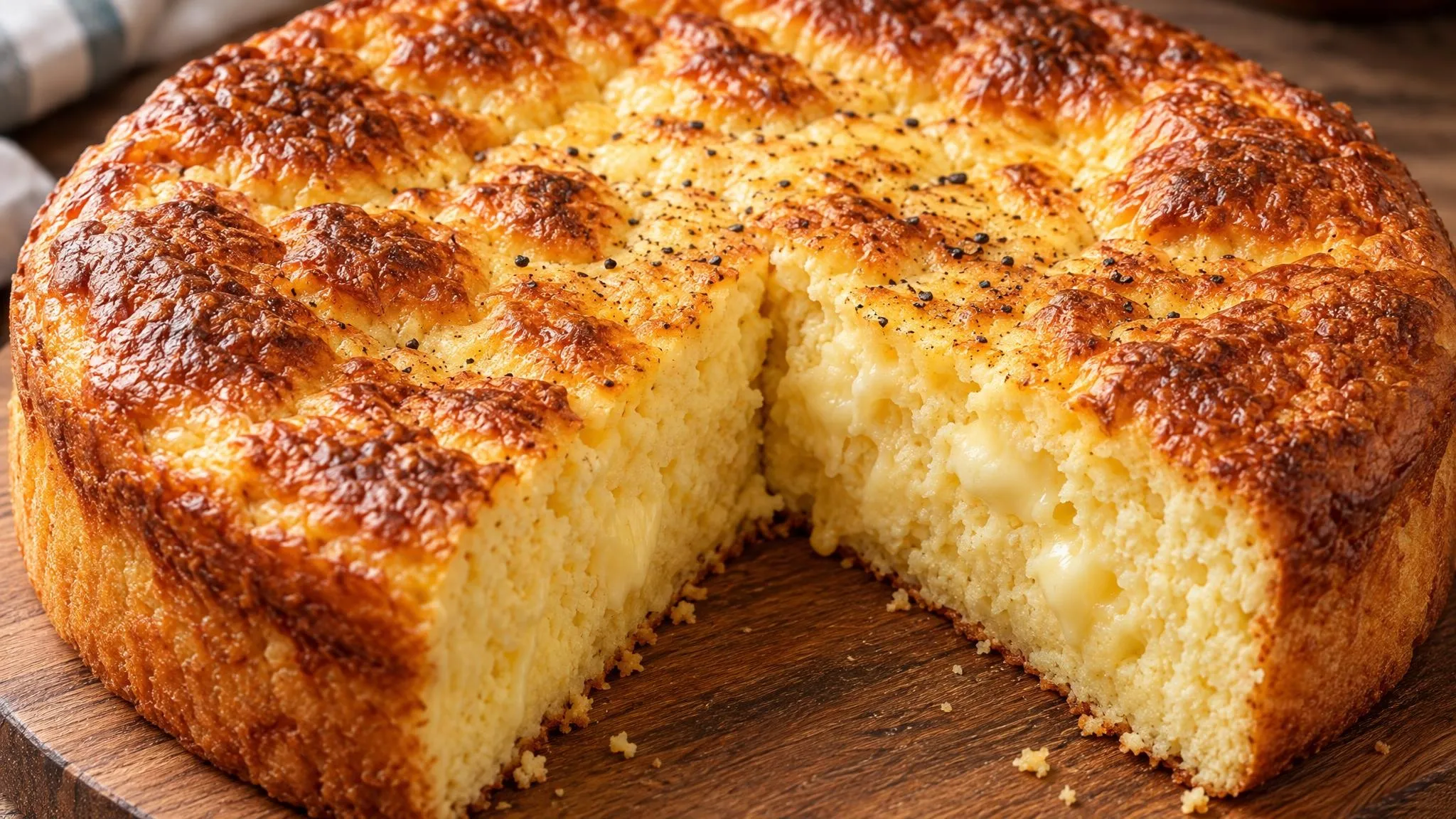 Torta salata al formaggio senza pasta sfoglia