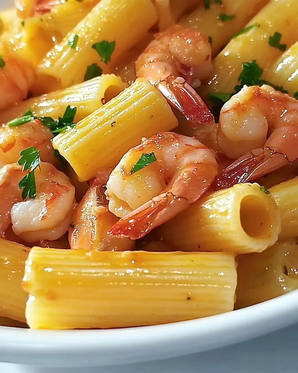 Tortiglioni con code di gamberoni