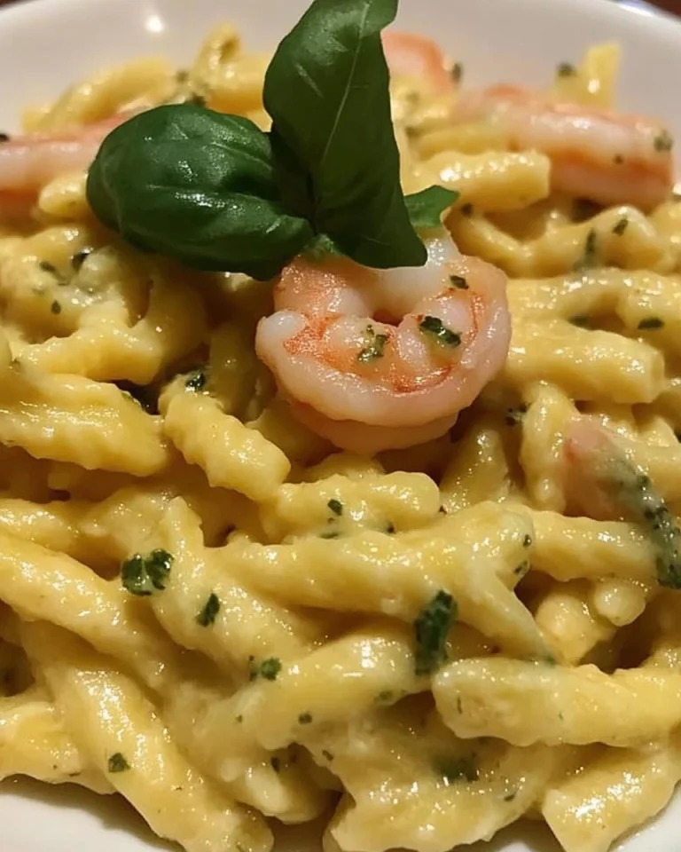 Carbonara di zucchine e gamberetti