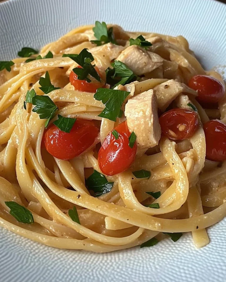 Linguine con pomodorini e pescespada