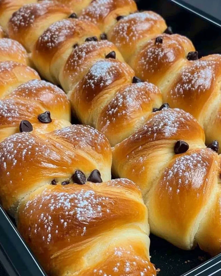 Brioche soffice e dorata appena sfornata