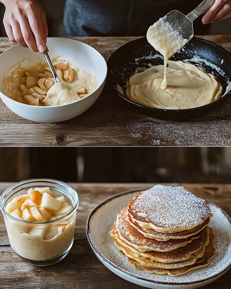 Pancakes di Mele: morbidi e deliziosi, perfetti per ogni colazione.